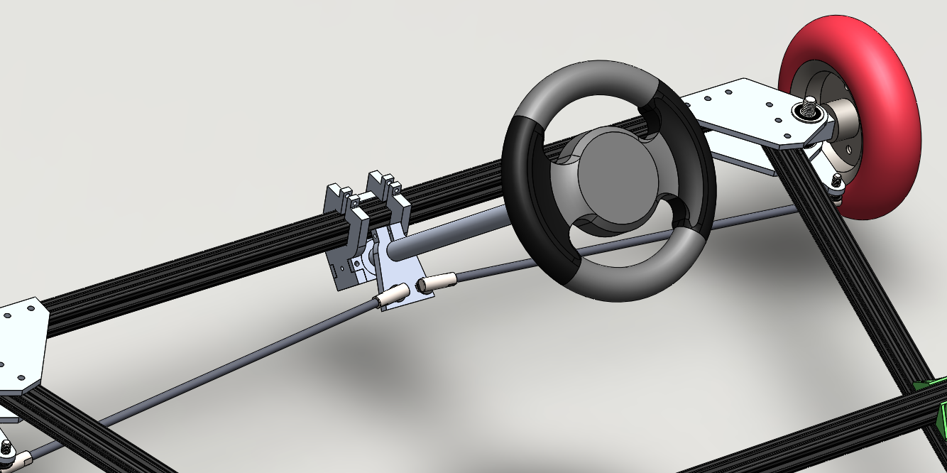 Megantereon's Steering linkage