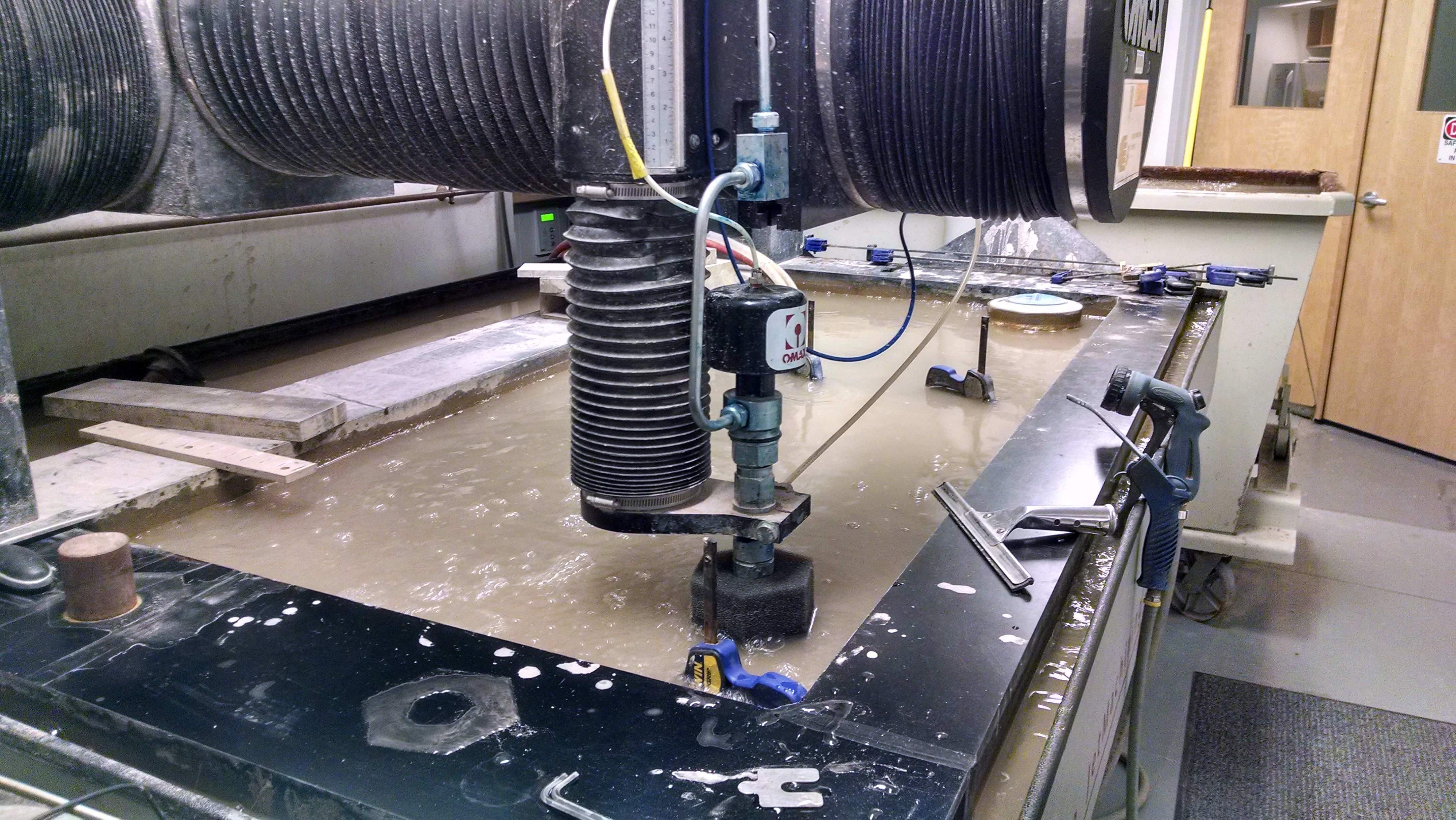 Picture of the waterjet